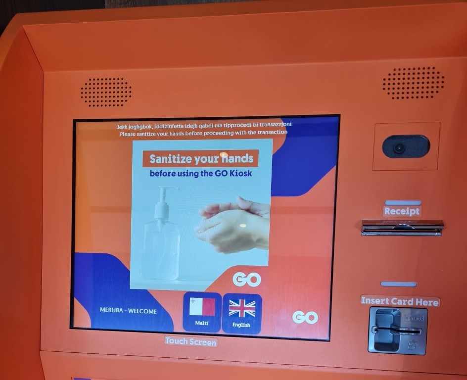 SEDCO self-service kiosk for Go Malta telecom
