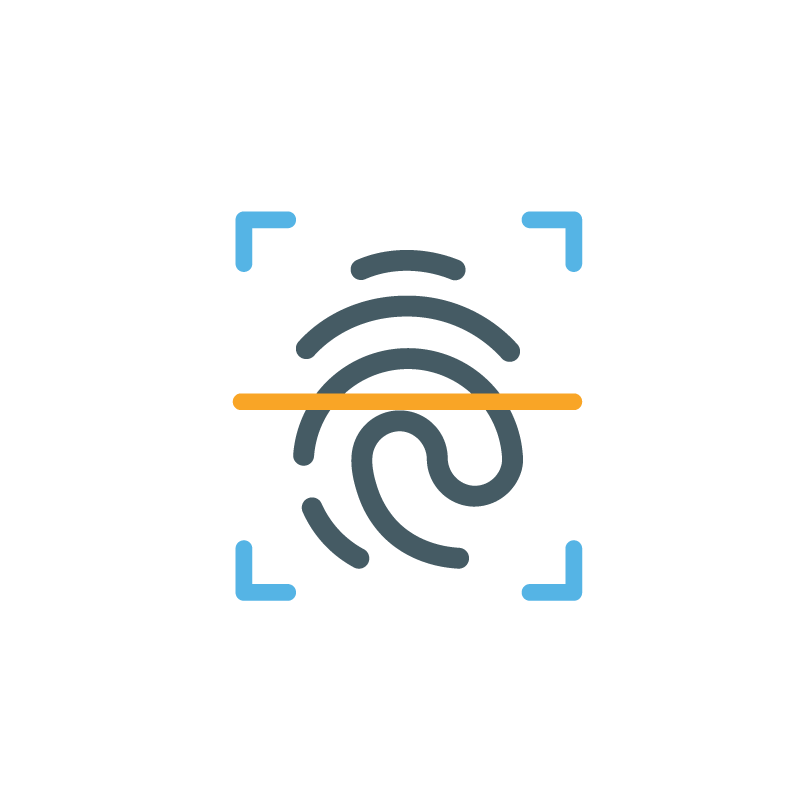 Fingerprint scanning - icon