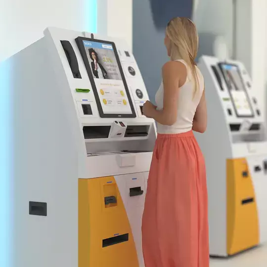 self service machines for the telecom industry by sedco