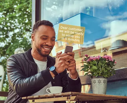 SMS notifications Virtual Queuing SEDCO