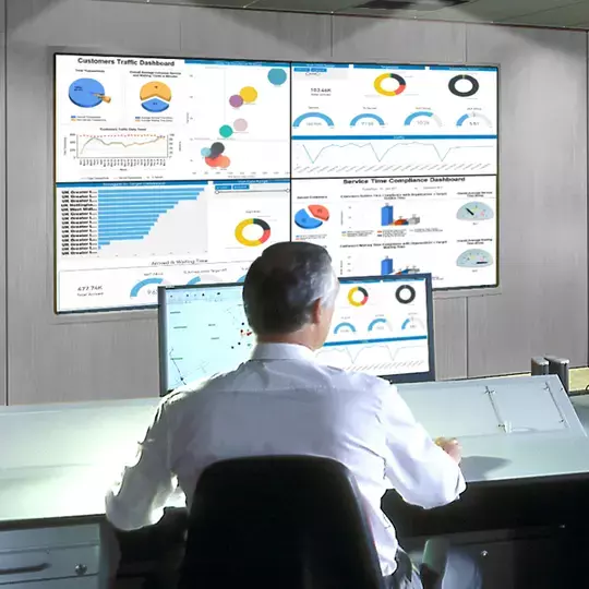 Dynamic Reports for Queue Management System by SEDCO