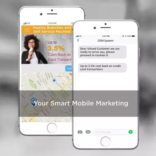 Mobile Marketing for Queue System by SEDCO