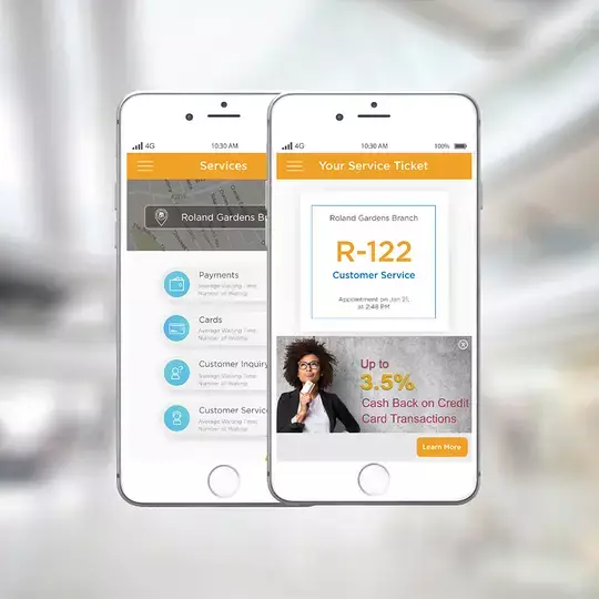 CEM queue mobile app for utilities by SEDCO