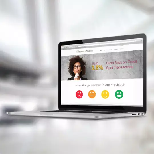 customer feedback via website