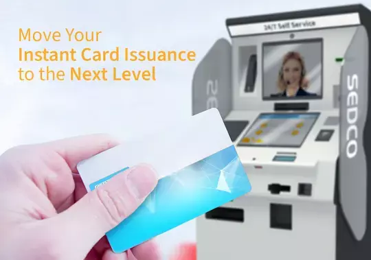 Instant card issuance kiosk by SEDCO
