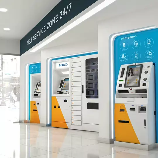 SEDCO self-service machine for telecom