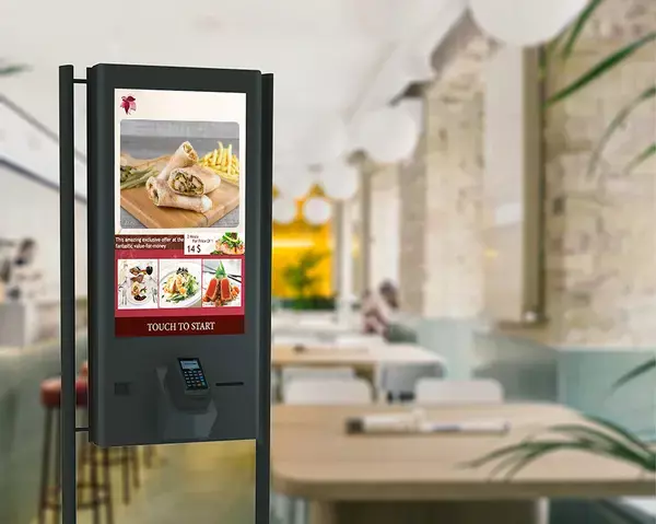 Self-ordering kiosks for fast food restaurants by SEDCO Self-ordering kiosks for fast food restaurants by SEDCO